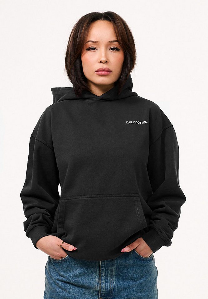 DAILY COTTON Hoodie DCROEDT Damen Heavy Oversize Hoodie Kapuzenpullover Sweatshirt Raglan Sweater von DAILY COTTON