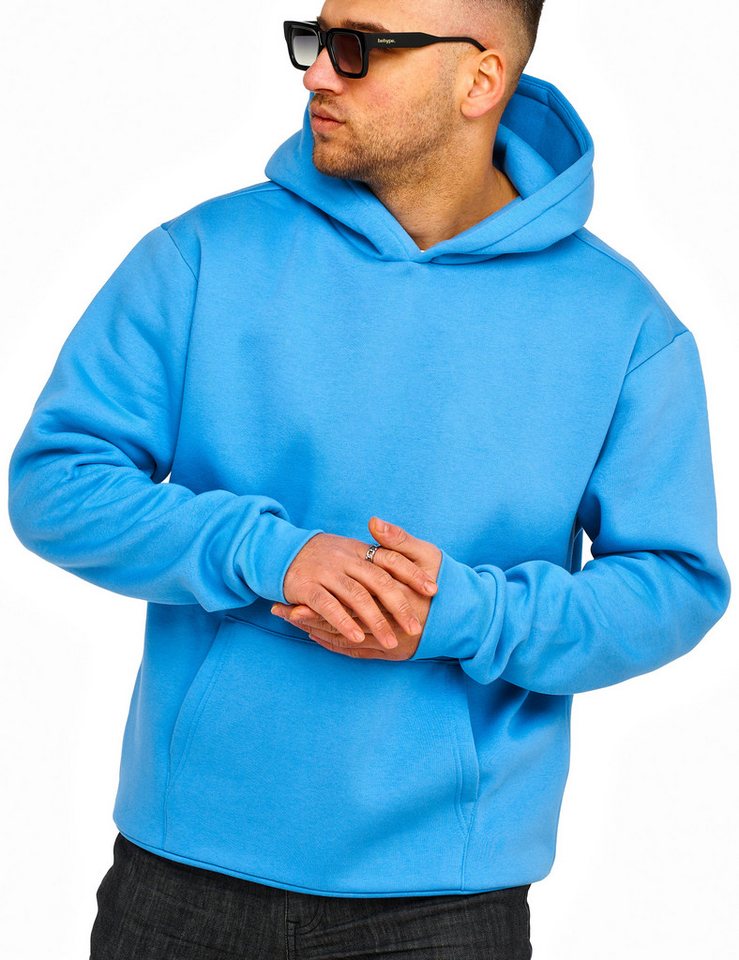 DAILY COTTON Hoodie DCTALGAR Herren Basic Kapuzenpullover Oversized Raglan Hoodie Sweater von DAILY COTTON