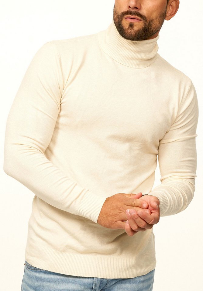 DAILY COTTON Rollkragenpullover als Feinstrick Pulli in Slim Fit für Herren Männer Winterpullover - Casual & Business Look Rolli DAILY COTTON Rollkragenpullover als Feinstrick Pulli in Slim Fit für Herren Männer Winterpullover - Casual & Business Look Rolli von DAILY COTTON