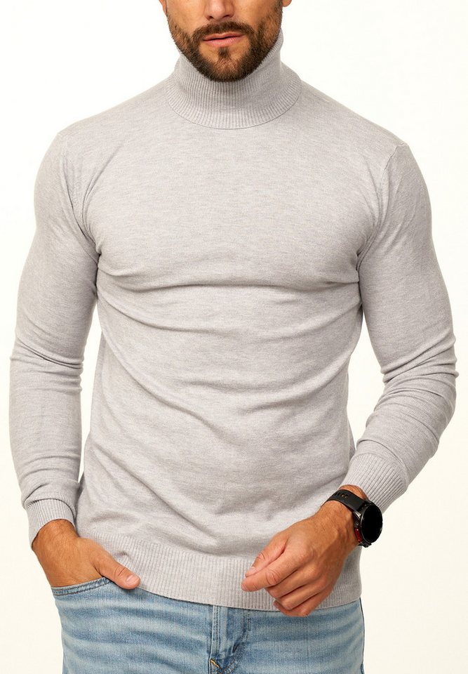 DAILY COTTON Rollkragenpullover als Feinstrick Pulli in Slim Fit für Herren Männer Winterpullover - Casual & Business Look Rolli DAILY COTTON Rollkragenpullover als Feinstrick Pulli in Slim Fit für Herren Männer Winterpullover - Casual & Business Look Rolli von DAILY COTTON