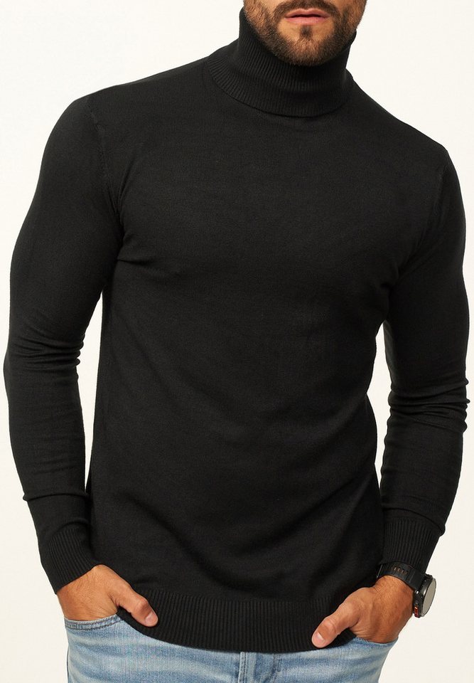 DAILY COTTON Rollkragenpullover als Feinstrick Pulli in Slim Fit für Herren Männer Winterpullover - Casual & Business Look Rolli DAILY COTTON Rollkragenpullover als Feinstrick Pulli in Slim Fit für Herren Männer Winterpullover - Casual & Business Look Rolli von DAILY COTTON