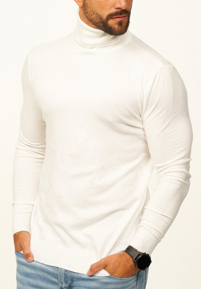 DAILY COTTON Rollkragenpullover als Feinstrick Pulli in Slim Fit für Herren Männer Winterpullover - Casual & Business Look Rolli DAILY COTTON Rollkragenpullover als Feinstrick Pulli in Slim Fit für Herren Männer Winterpullover - Casual & Business Look Rolli von DAILY COTTON