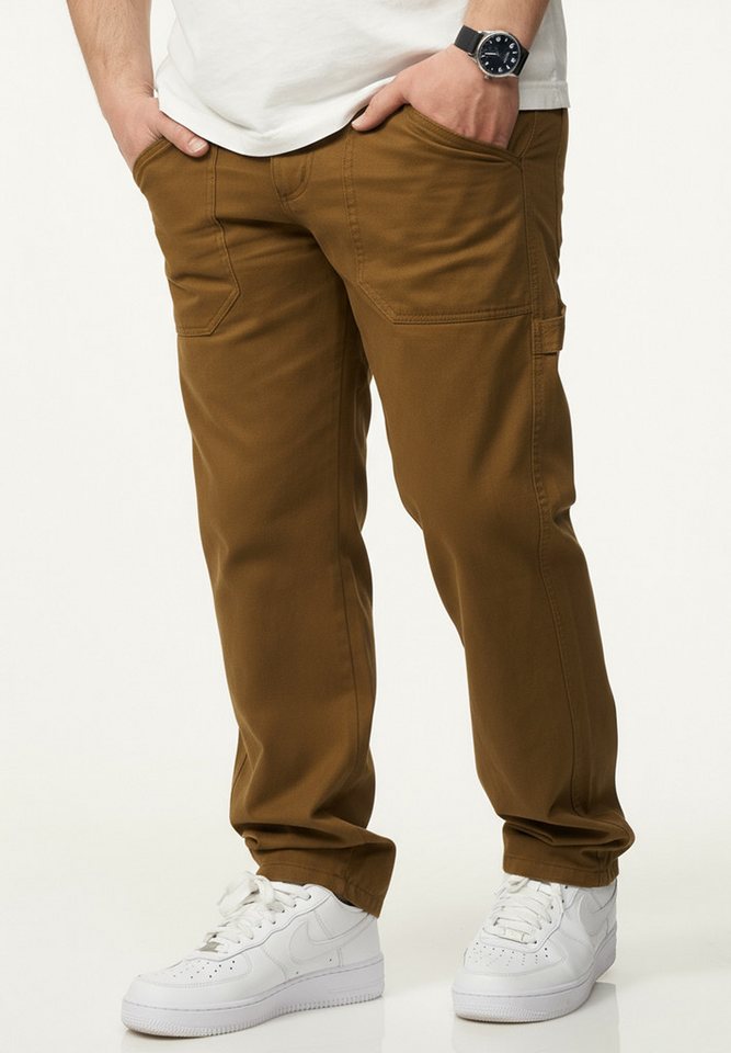 DAILY COTTON Straight-Jeans Hose im Carpenter-Stil - Regular-Fit Workwear Herren Freizeithose Denim Stoffhose - Pants DAILY COTTON Straight-Jeans Hose im Carpenter-Stil - Regular-Fit Workwear Herren Freizeithose Denim Stoffhose - Pants von DAILY COTTON