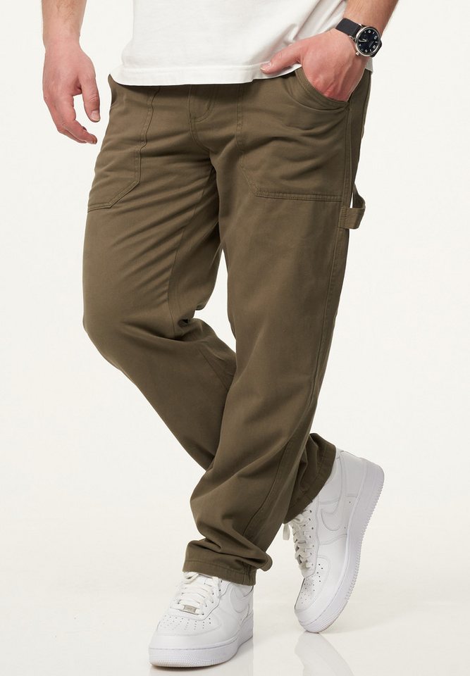 DAILY COTTON Straight-Jeans Hose im Carpenter-Stil - Regular-Fit Workwear Herren Freizeithose Denim Stoffhose - Pants DAILY COTTON Straight-Jeans Hose im Carpenter-Stil - Regular-Fit Workwear Herren Freizeithose Denim Stoffhose - Pants von DAILY COTTON