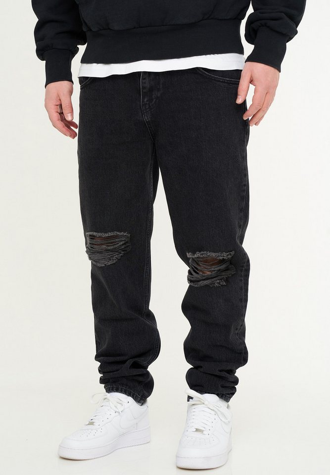 DAILY COTTON Tapered-fit-Jeans DCSAVANETA Herren Lange Hose Jeans Ripped Tapered-Fit von DAILY COTTON