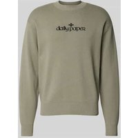 DAILY PAPER Pullover in Strick-Optik in Lind, Größe XL von DAILY PAPER