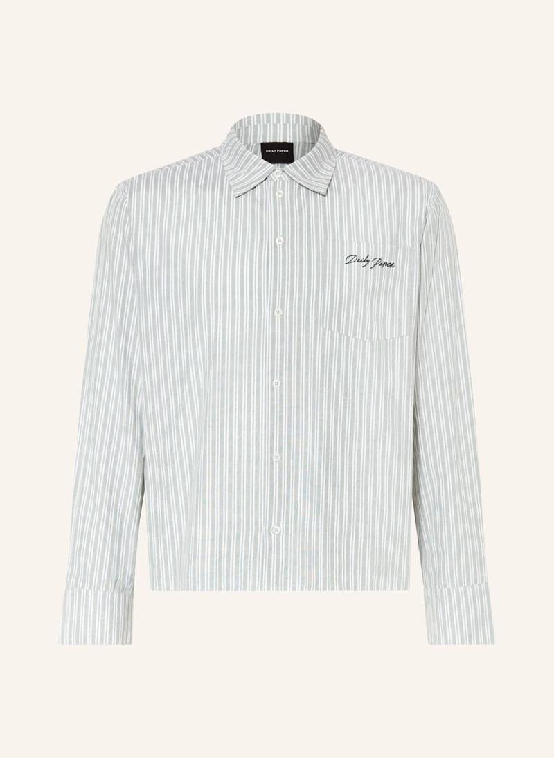 Daily Paper Hemd Comfort Fit gruen von DAILY PAPER