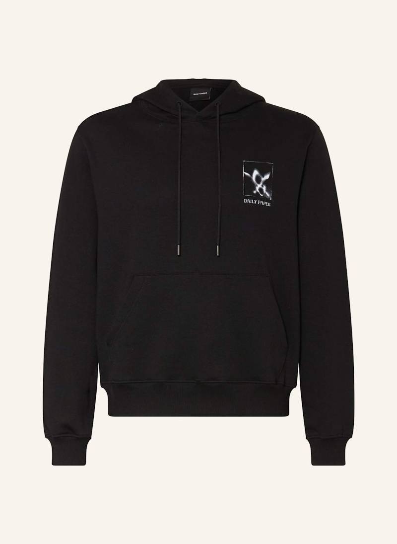 Daily Paper Hoodie schwarz von DAILY PAPER