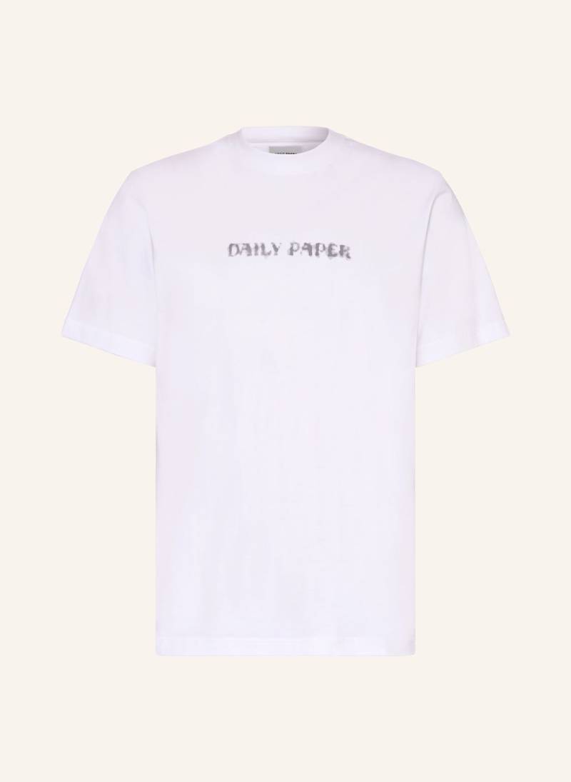 Daily Paper T-Shirt Shield Focus weiss von DAILY PAPER