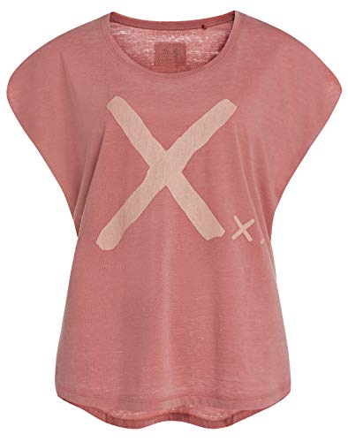 Gutta: Oversized Damen T-Shirt mit Frontprint, Farbe:Blauton, Größe:XS Gutta: Oversized Damen T-Shirt mit Frontprint, Farbe:Blauton, Größe:XS von DAILY`S NOTHING`S BETTER BY S. W. B.