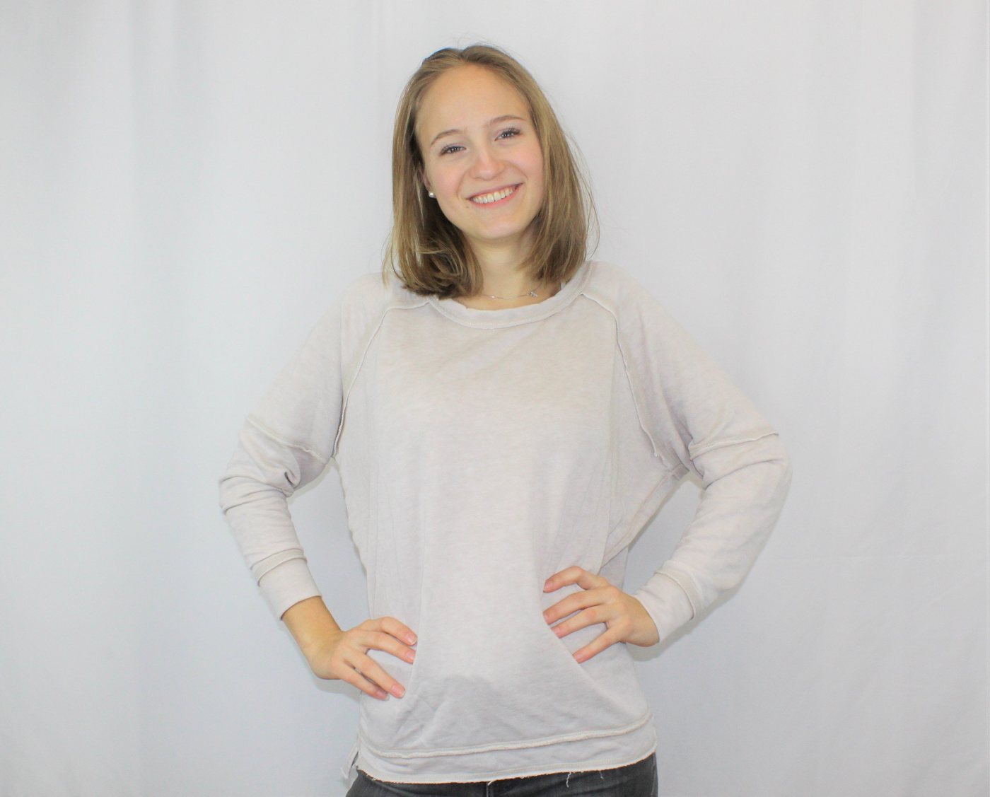 DAILY´S Kapuzenshirt GIANNA: Damen Sweatshirt mit Rundhalsausschnitt von DAILY´S