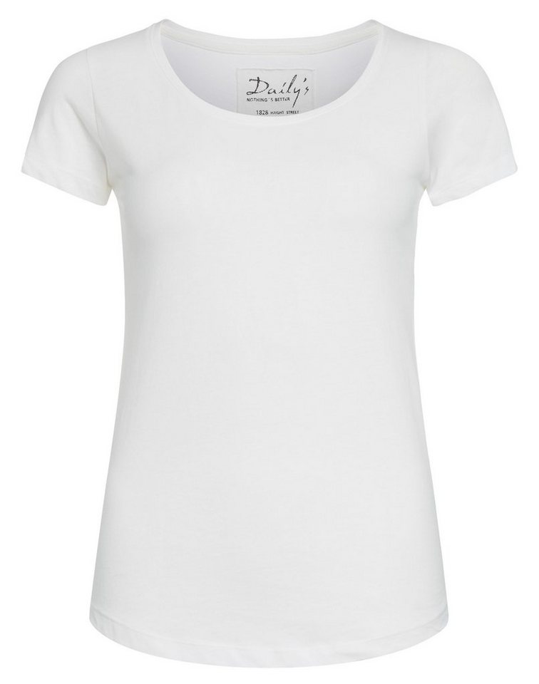 DAILY´S Kurzarmshirt ALINA: Damen T-Shirt 1/2 Arm Biobaumwolle von DAILY´S