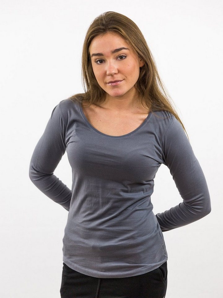 DAILY´S Langarmshirt ANN: Damen Longsleeve aus Biobaumwolle von DAILY´S