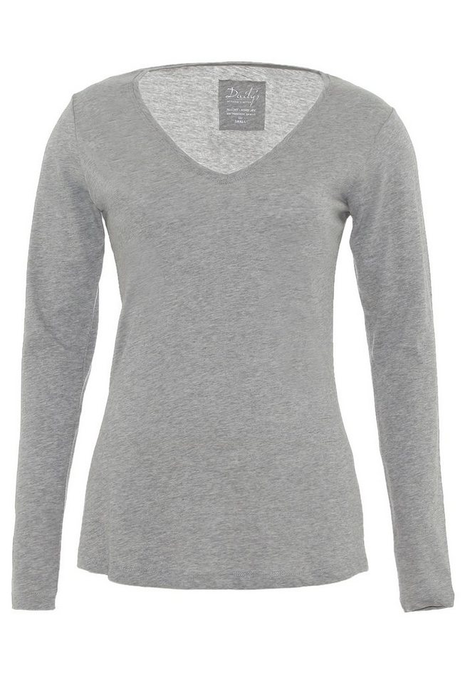 DAILY´S Langarmshirt BAILEY: Damen Longsleeve aus Biobaumwolle von DAILY´S