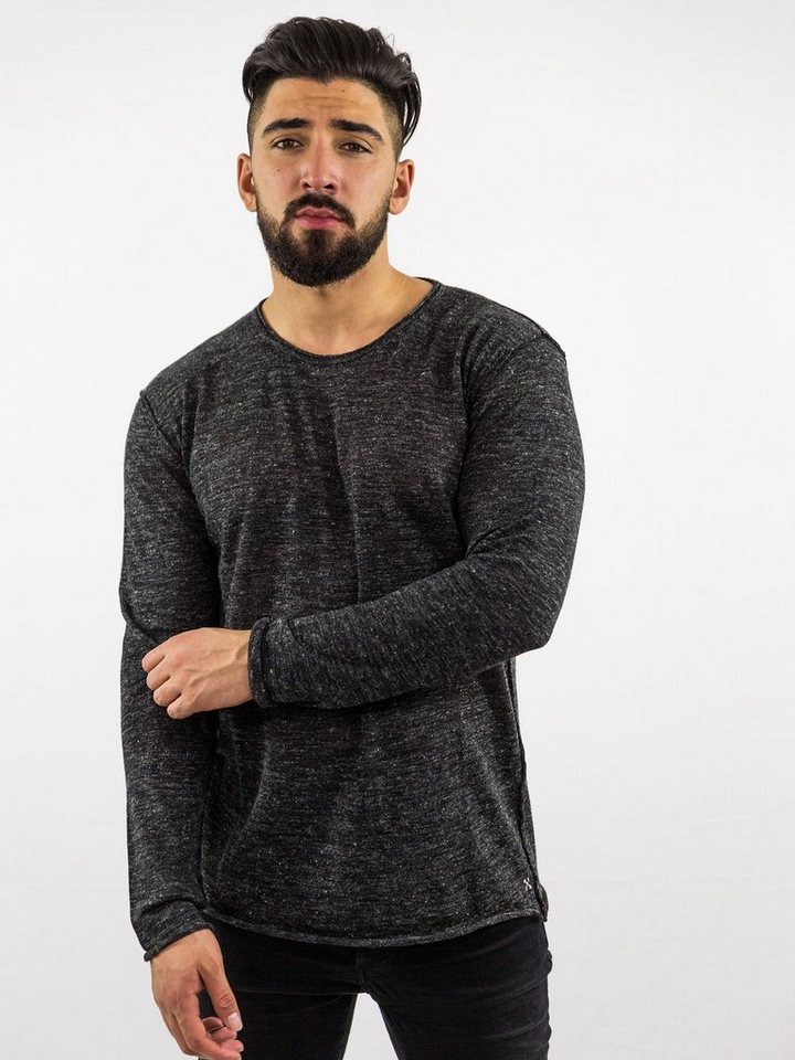 DAILY´S Langarmshirt FARID: Herren leichter Strickpullover von DAILY´S