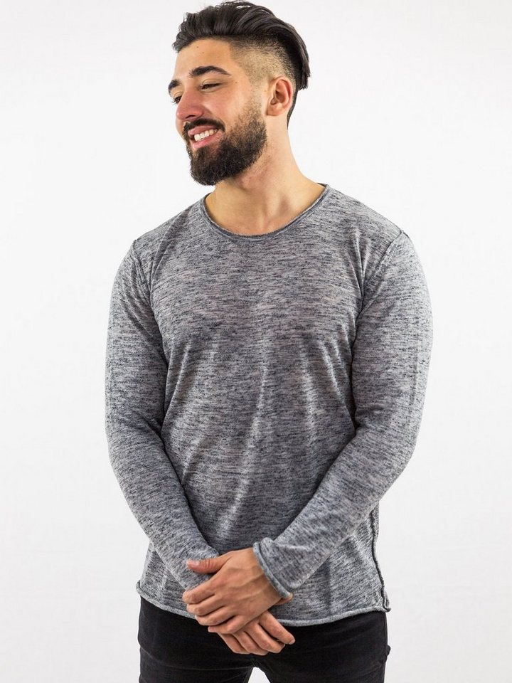 DAILY´S Langarmshirt FARID: Herren leichter Strickpullover von DAILY´S