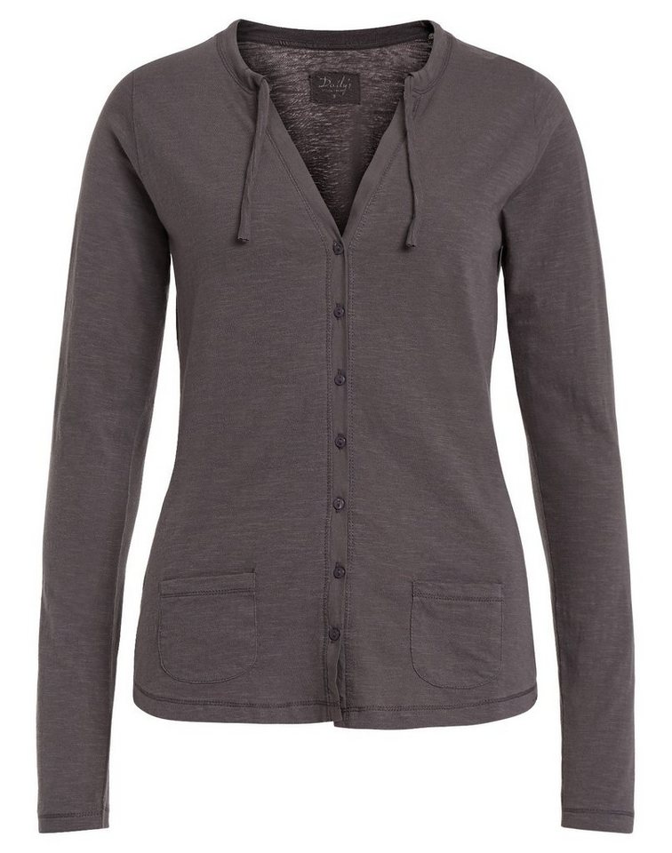 DAILY´S Langarmshirt GWENDOLIN: Damen Longsleeve mit Knopfleiste von DAILY´S