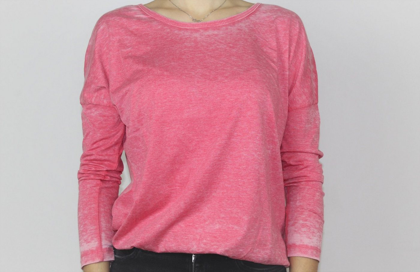 DAILY´S Langarmshirt JAIMEE: Damen Longsleeve mit Gummizug von DAILY´S