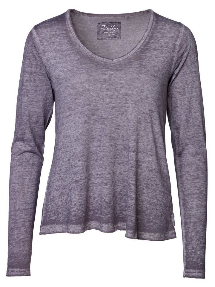 DAILY´S Langarmshirt JENNICE: Damen Longsleeve in A-Shape von DAILY´S