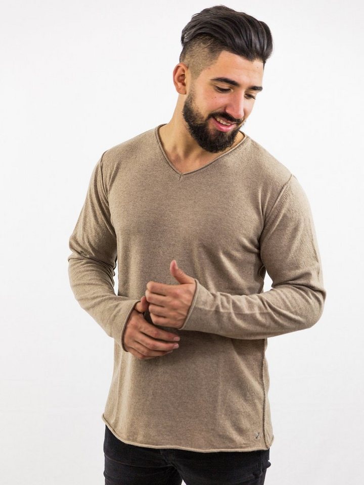 DAILY´S Strickpullover KOSTA: Herren Strickpullover mit V-Ausschnitt von DAILY´S