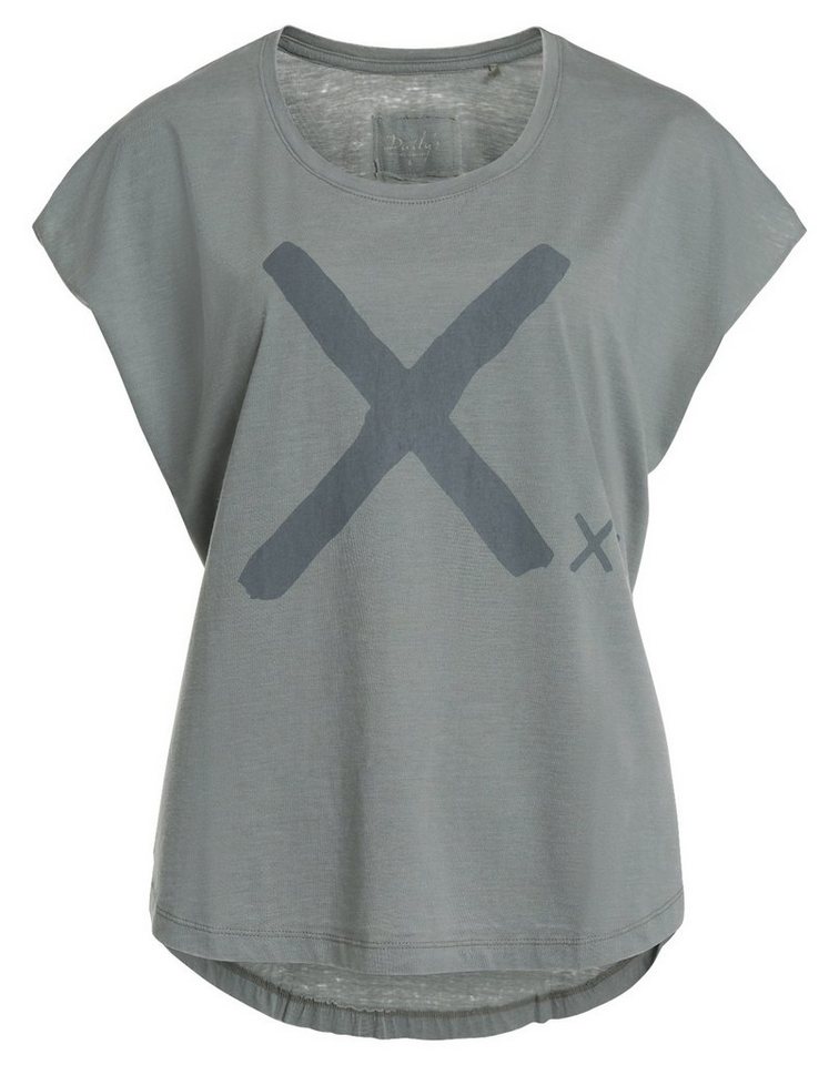 DAILY´S T-Shirt GUTTA: Oversized Damen T-Shirt mit Frontprint von DAILY´S