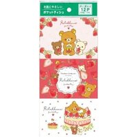 DAIREI - San-X Rlilakkuma Pocket Tissue 12 pcs von DAIREI