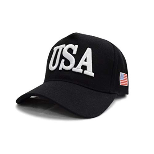 DAISHIAO Unisex Erwachsene Outdoor Präsident Trump 2020 Kampagne Baseball Cap USA 45 Amerikanische Flagge 3D bestickt verstellbar Snapback Trucker Hat 5 Farben von DAISHIAO