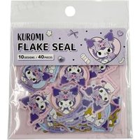 Sanrio Kuromi Flake Sticker 40 pcs von DAISO