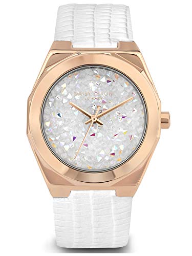 Daisy Dixon Damen Analog Quarz Uhr mit Leder Armband DD120WRG von Daisy Dixon