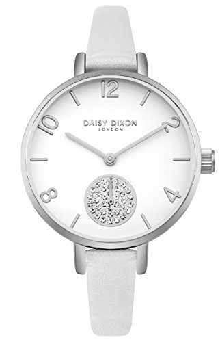 Daisy Dixon London Damen Armbanduhr Analog Quarz Leder DD075WS von Daisy Dixon