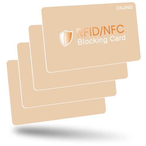 DAJING RFID-Abschirmkarte, Teint, 55*85mm, Retro von DAJING