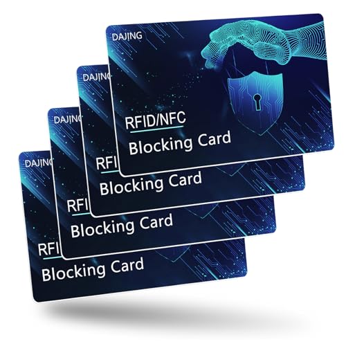 DAJING RFID-Abschirmkarte, blau, 55*85mm, Retro DAJING RFID-Abschirmkarte, blau, 55*85mm, Retro von DAJING