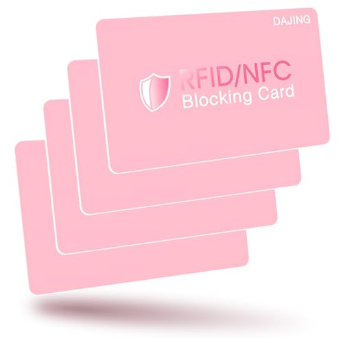 DAJING RFID-Abschirmkarte, rose, 55*85mm, Retro DAJING RFID-Abschirmkarte, rose, 55*85mm, Retro von DAJING