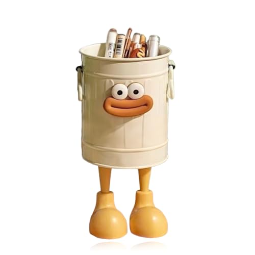 Vintage-Stiftehalter mit Personalisierung (8,5x12 cm) – Großes Fassungsvermögen für Schreibtisch & Homeoffice von DAKLOP