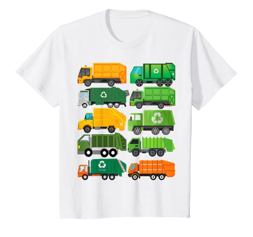 Kinder Müllwagen Recycling Tag Müll Abfall Trennung Geburtstag T-Shirt Kinder Müllwagen Recycling Tag Müll Abfall Trennung Geburtstag T-Shirt von DAKO Kids Wear