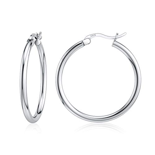 DALARAN Creolen Silber 25 mm Sterling Silber Creolen für Damen von DALARAN