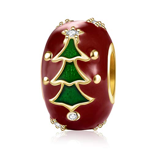 Weihnachten Baum Charm für Pandora Charms Rot Emailliert Weihnachten Baum Charm für Pandora Charms Rot Emailliert von DALARAN