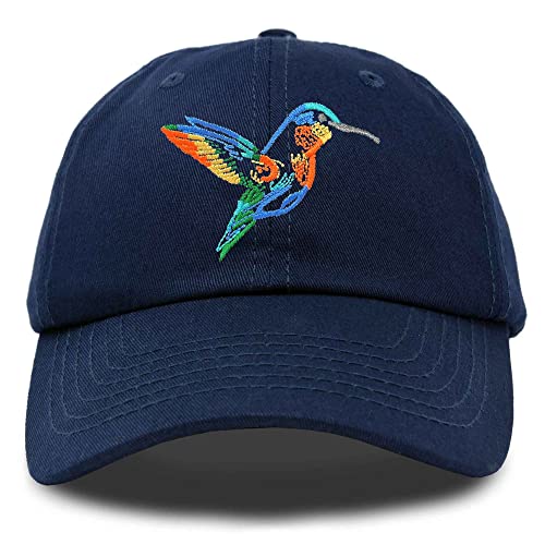 DALIX Kolibri Mütze Baseball Cap Mutter Natur Wildlife Vogelbeobachter Geschenk, marineblau, Einheitsgröße von DALIX