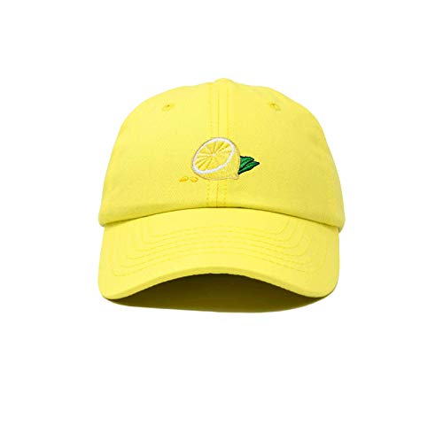 DALIX Lemon Hat Baseball Cap - Gelb - Einheitsgröße DALIX Lemon Hat Baseball Cap - Gelb - Einheitsgröße von DALIX