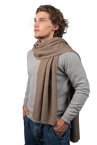 Dalle Piane Cashmere - Schal aus 100% Kaschmir - Made in Italy - für Mann/Frau, Farbe: Nerz, Einheitsgröße von Dalle Piane Cashmere