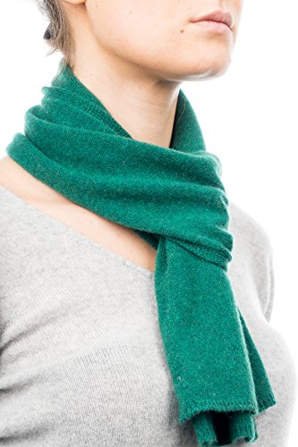 Dalle Piane Cashmere - Mini Schal aus 100% Kaschmir - Made in Italy - für Frau, Farbe: Grün, Einheitsgröße von Dalle Piane Cashmere