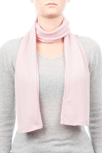 Dalle Piane Cashmere - Mini Schal aus 100% Kaschmir - Made in Italy - für Frau, Farbe: Rosa, Einheitsgröße von Dalle Piane Cashmere