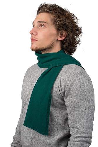 Dalle Piane Cashmere - Mini Schal aus 100% Kaschmir - für Mann/Frau, Farbe: Grün, Einheitsgröße von Dalle Piane Cashmere