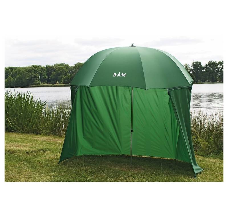 DAM Fishing Angelschirm Schirmzelt 2,20m Schirm mit Umhang Angelschirm wasserdicht, Funktionelles und qualitativ hochwertiges Schirmzelt DAM Fishing Angelschirm Schirmzelt 2,20m Schirm mit Umhang Angelschirm wasserdicht, Funktionelles und qualitativ hochwertiges Schirmzelt von DAM Fishing