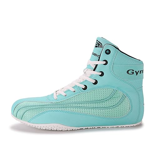 DAMANDO Boxschuhe Für Frauen, Damen Mode Kickboxen Sparring Stiefel Leichte Verschleißfeste Wrestling Turnschuhe Casual Trainer,Grün,38 EU von DAMANDO