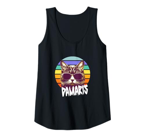 Damen DAMARIS - Schöner Mädchen Name mit lustiger Katze Tank Top Damen DAMARIS - Schöner Mädchen Name mit lustiger Katze Tank Top von DAMARIS Tochter Enkel Geburtstag Geschenkideen