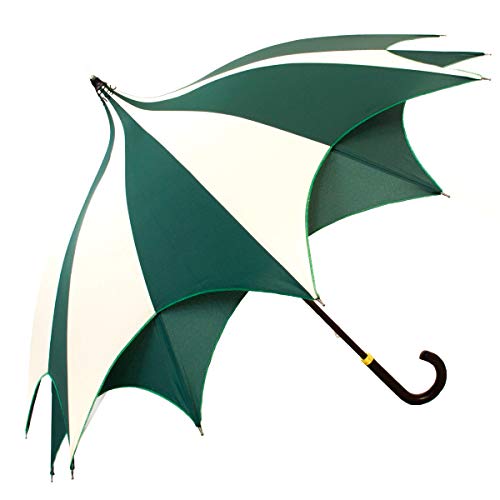Amazoni Regenschirm, Stern, Grün und Beige von DAMAZONI