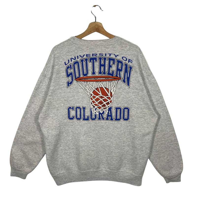 Vintage 90Er Georgetown University Sweatshirt Xxl Größe Aber Passend Zu Xl Graue Farbe von DAMBROWNByDAM
