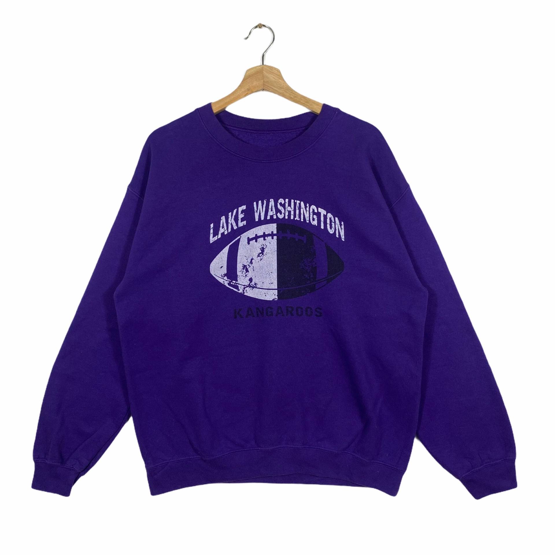 Vintage Lake Washington High School Kängurus Sweatshirt M Größe von DAMBROWNByDAM