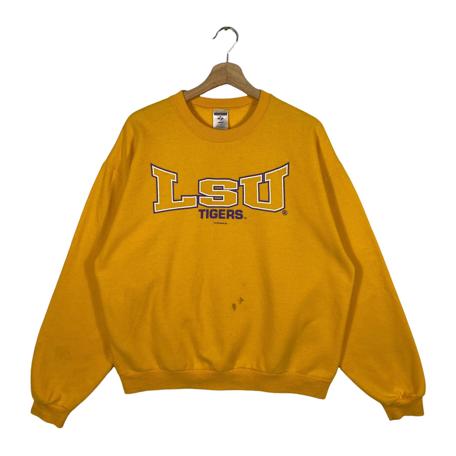 Vintage Louisiana State University Sweatshirt L Größe Yallow Farbe von DAMBROWNByDAM